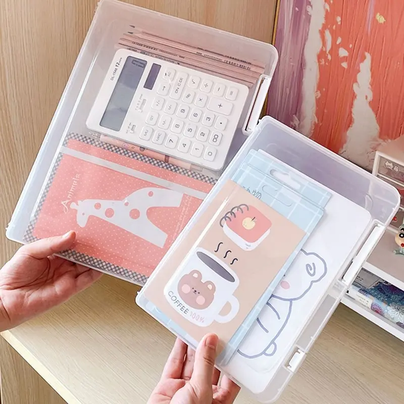 Hộp Sắp Xếp Hồ Sơ, 1 Cái, Hộp Đựng Tài Liệu Phân Loại Mới, Văn Phòng Phẩm Văn Phòng, Thích Hợp Cho Giấy A4 Và A5, Hộp Đựng Giấy A4 Và A5, Sắp Xếp Để Bàn, Lưu Trữ Hồ Sơ, Dự Án, Giấy Hợp Đồng, Hộp Đựng Tài Liệu 5
