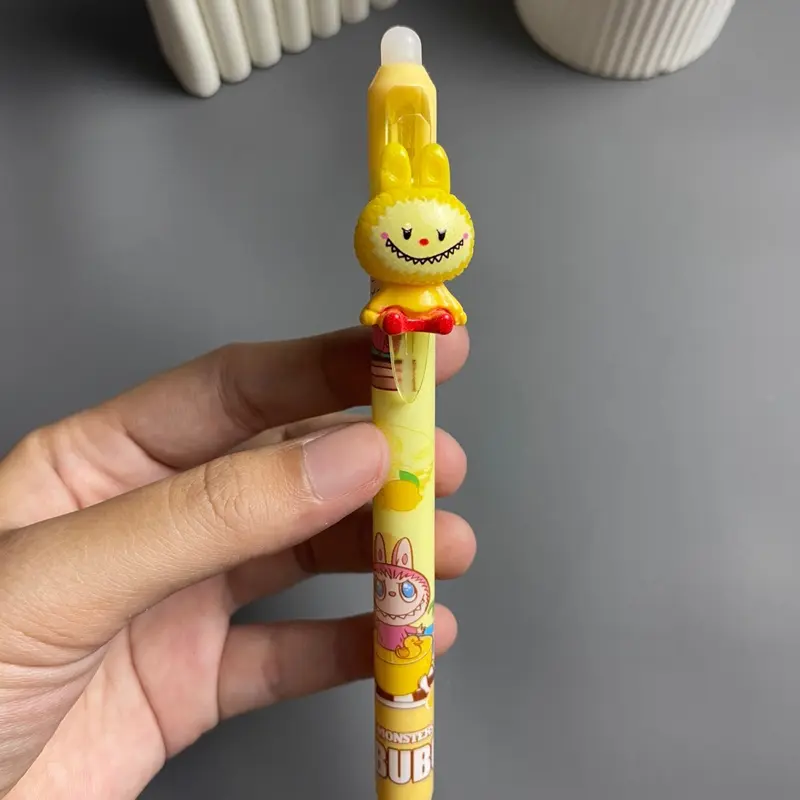 Pulpen Erasable Gel Motif Labubu Stationery Bisa di Hapus 3