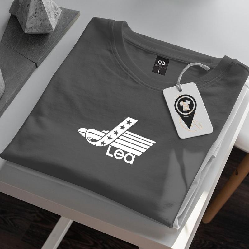 BELIK BAJU PROMO ..!!! Kaos Lengan Pendek Lea Text Putih Premium Pria Dan Wanita Quality Kaos Kekinian/ Kaos Kata-kata Sablon 4
