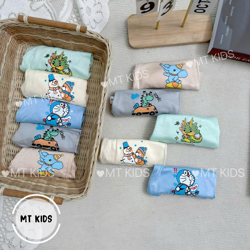 [ Loại Đẹp ] Combo 10 Quần Đùi Chục Thun Lạnh ,  In Họa Tiết Cho Bé Phù Hợp Cho Cả BÉ Trai Bé Gái 4
