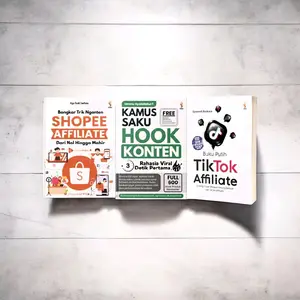 paket 3 buku hook affiliate tiktok