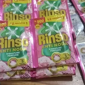 Paket 52Pcs Rinso Cair 20ml Kemasan 500an Anti Noda deterjen bayi