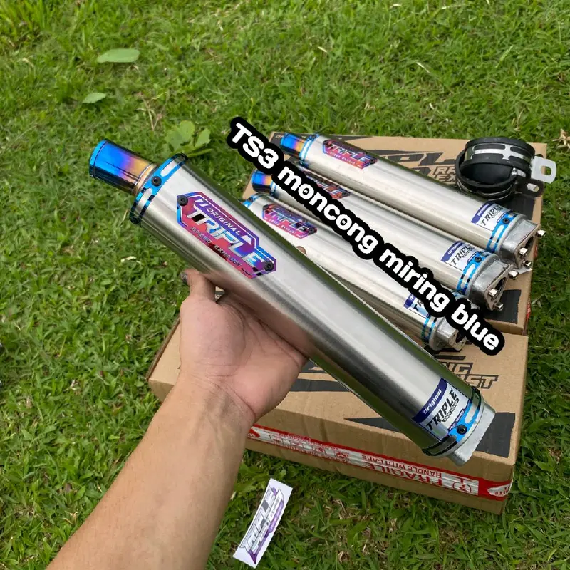 Silincer Knalpot Ninja 2tak R/RR/SS Original Triplespeed Premium Quality - Motorcycle 7