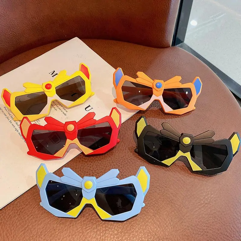 Children's Sunglasses Polygonal Cartoon Boys' Sunglasses for Touring Party 1