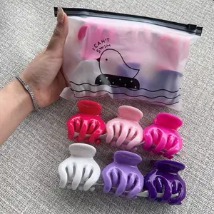 Paket Jepit I isi 6 pcs I jepit wanita warna cerah dan desain unik I cocok untuk berbagai gaya rambut