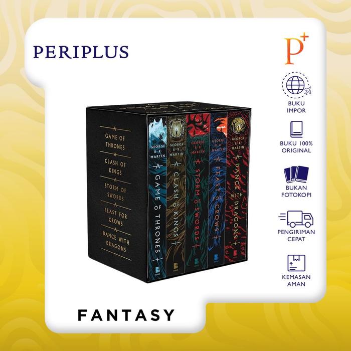 Gambar Game of Thrones Box Set by George R. R. Martin - 9780345535528 dari Periplus Bookshop_NEW Kota Administrasi Jakarta Timur Tokopedia