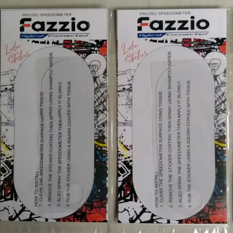 Stiker Antigores Speedometer Fazzio Bahan Maxdecal PPF 7