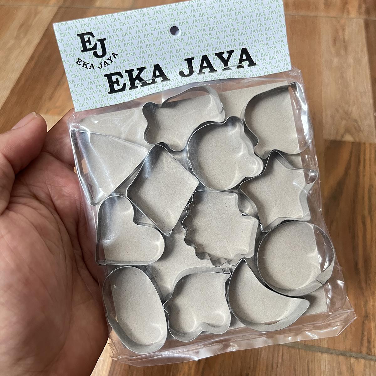 Cetakan Kue Kering Set Isi 12 Pcs Cetakan Kue Kacang Nastar Stainless Steel Kitchenware