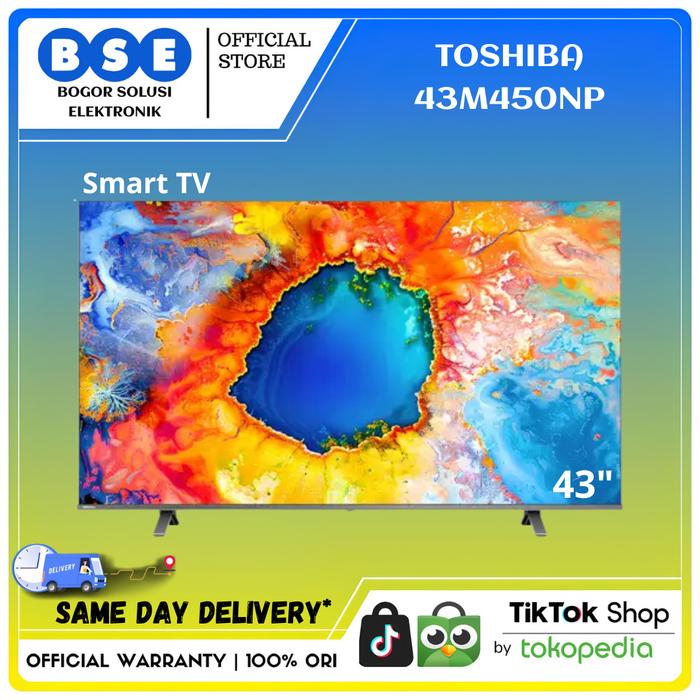 Gambar TV 43 Inch Toshiba 43M450NP Dolby Vision Atmos TV Toshiba 43 M450 NP QLED 4K Smart TV dari Bogor Solusi Elektronik Kab. Bogor Tokopedia