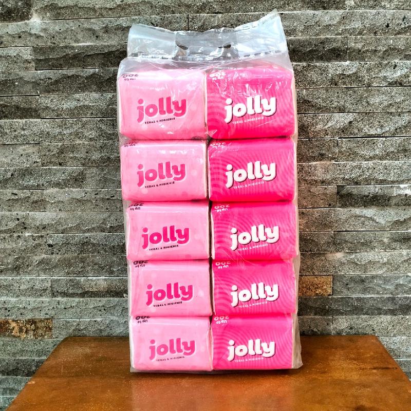 1 BALL (10 PACK) TISU JOLLY POP UP | TEBAL | KUAT | HIGIENIS| MURAH |MUDAH MERESAP | LARIS | 2