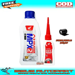 Paket Oli Motor Matic AHM MPX2 Plus Oli Gardan Honda AHM - Motorcycle, Oil