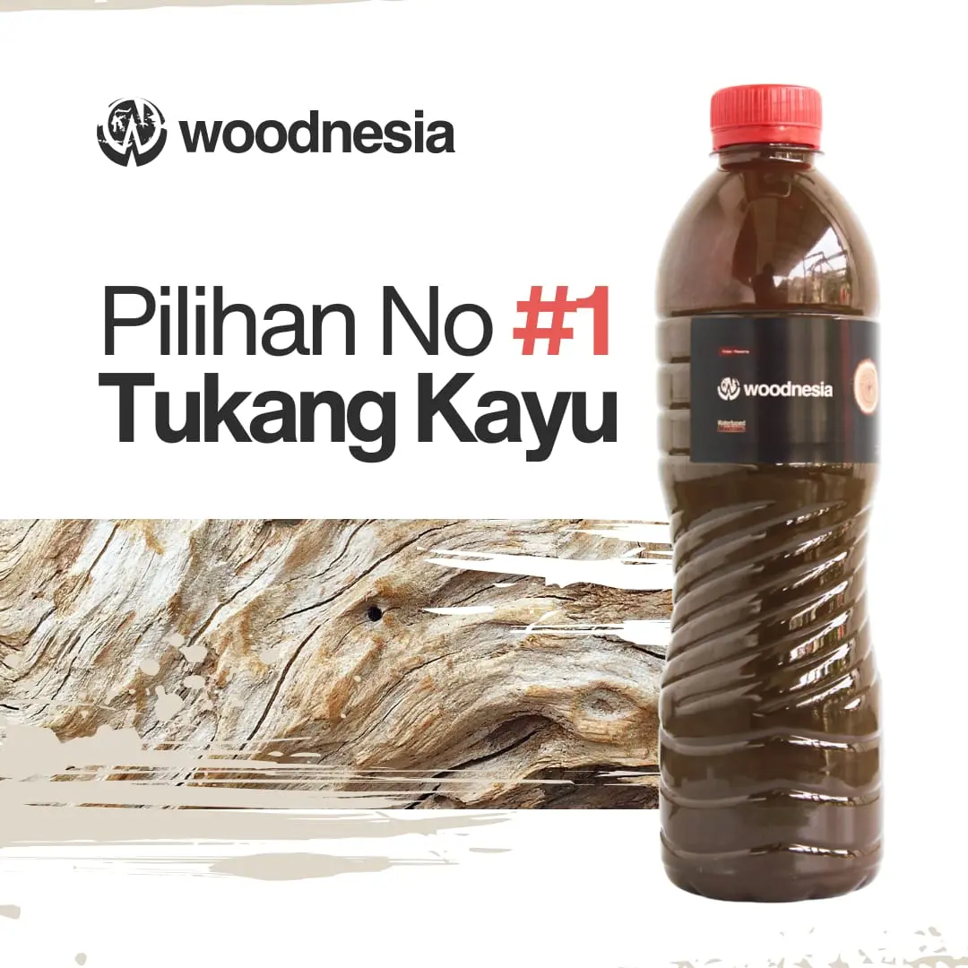 Poles 500gr Pewarna Kayu Jati Mahoni Woodnesia Terlaris Walnut Salak Teak Palisander Cherry Akasia