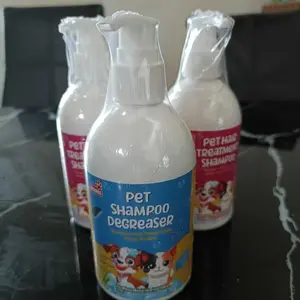 NOVAMOS Shampoo Pelebat Bulu Kucing dan Anjing Lebih Berkilau, Cegah Bulu Rontok, Kusam, Kering dan Kusut - Membantu Mengatasi Kebotakan Pada Anabul - Novamos Pet Hair Treatment Shampoo 250 ML