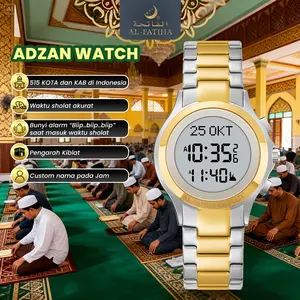 AL-FATIHA WR-02 Jam Tangan Digital dengan Notifikasi Waktu Sholat (30 x 39.2mm)