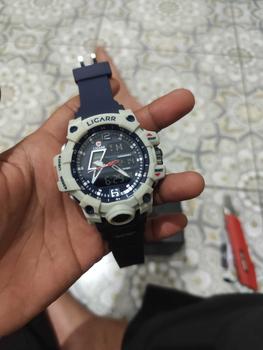 Product Review of LICARR Jam Tangan Pria Olahraga Analog-Digital Fashion Tahan Air Santai Kuarsa Jam Tangan Cowok Original Merek Stopwatch 9528 from a**a 2