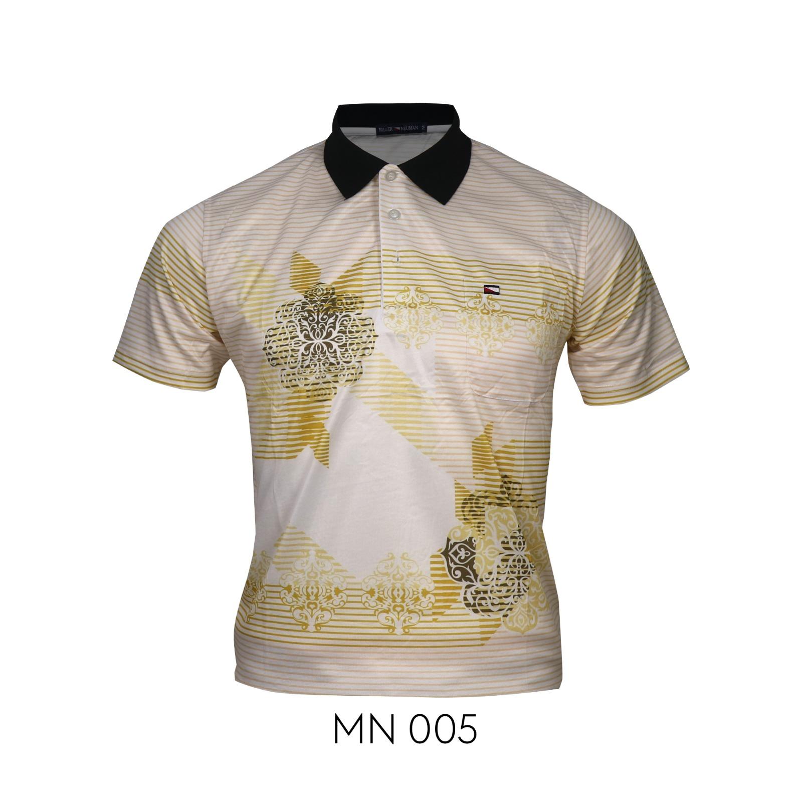 NEW Miller Neuman Kaos Kerah Pria Bapak Dewasa Bahan Katun Berkantong MN-005
