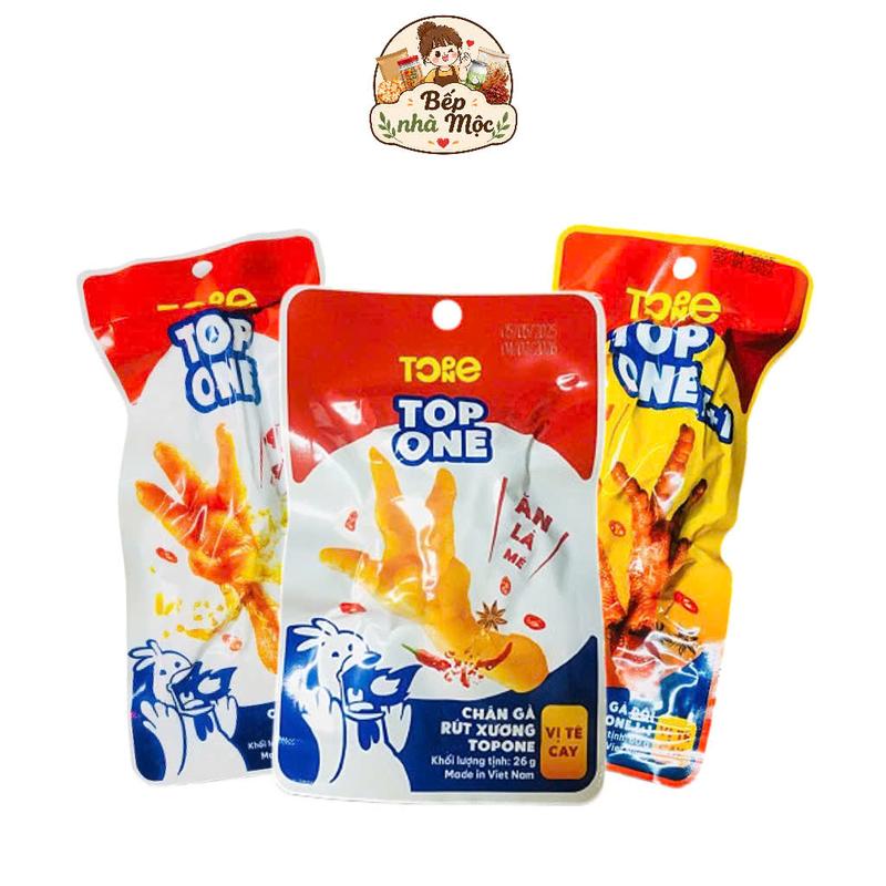 Chân gà Top One vị Tê Cay 42g Rút xương/ Chân gà đôi