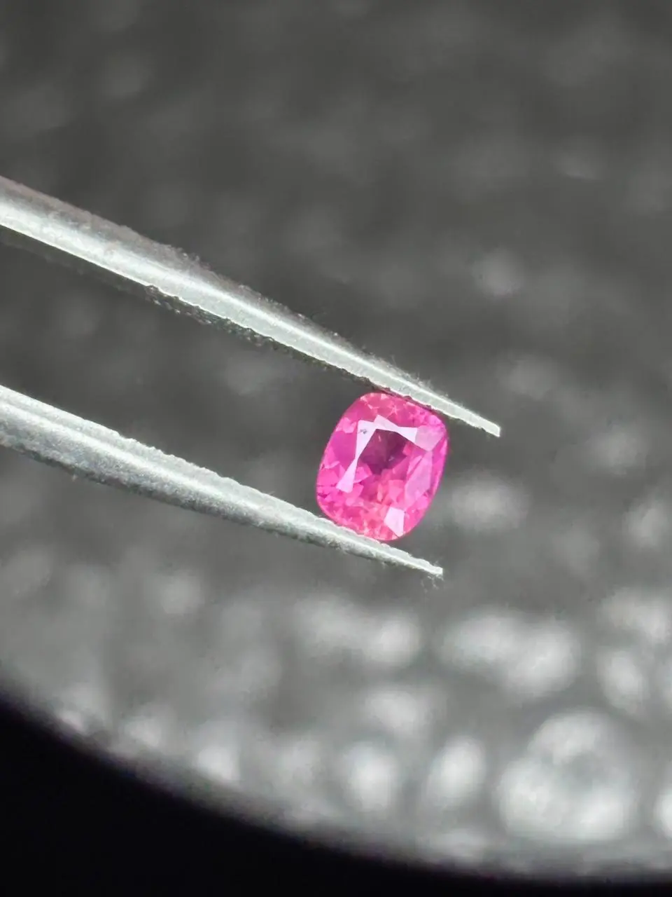 Certified Rarest Beautiful Intense Pink Sapphire No Heat / No Treatment, Top Color, Top Cut, Top Luster, from Madagascar - 0.6 Ct