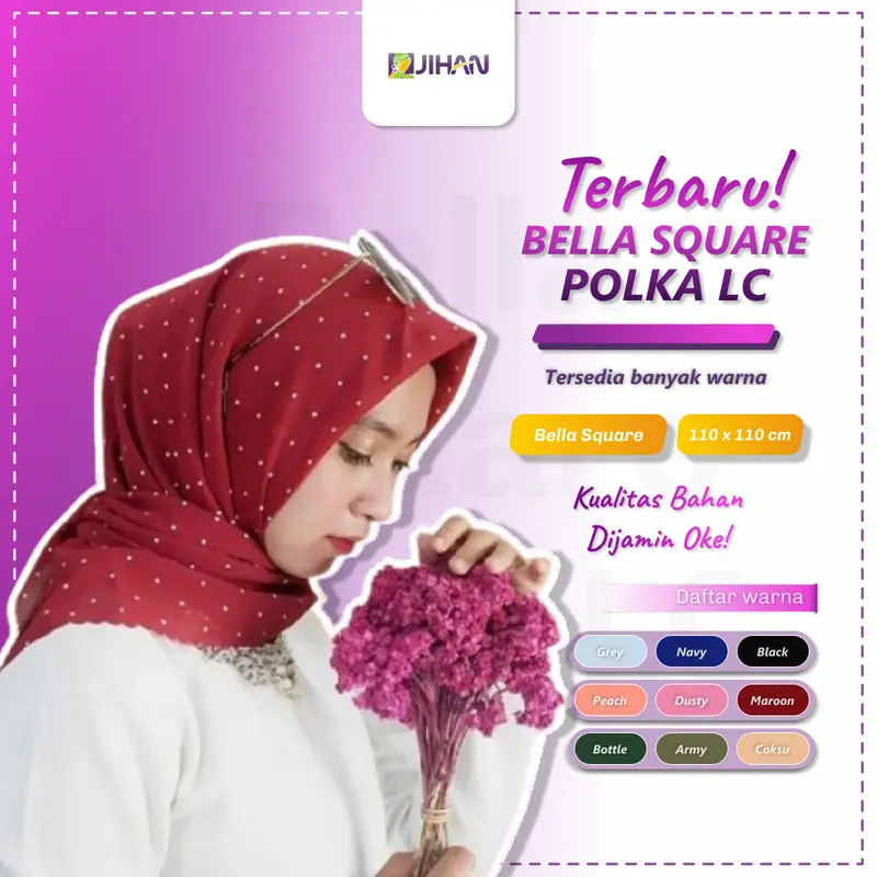 BELLA SQUARE POLKA LUSER CUT 1
