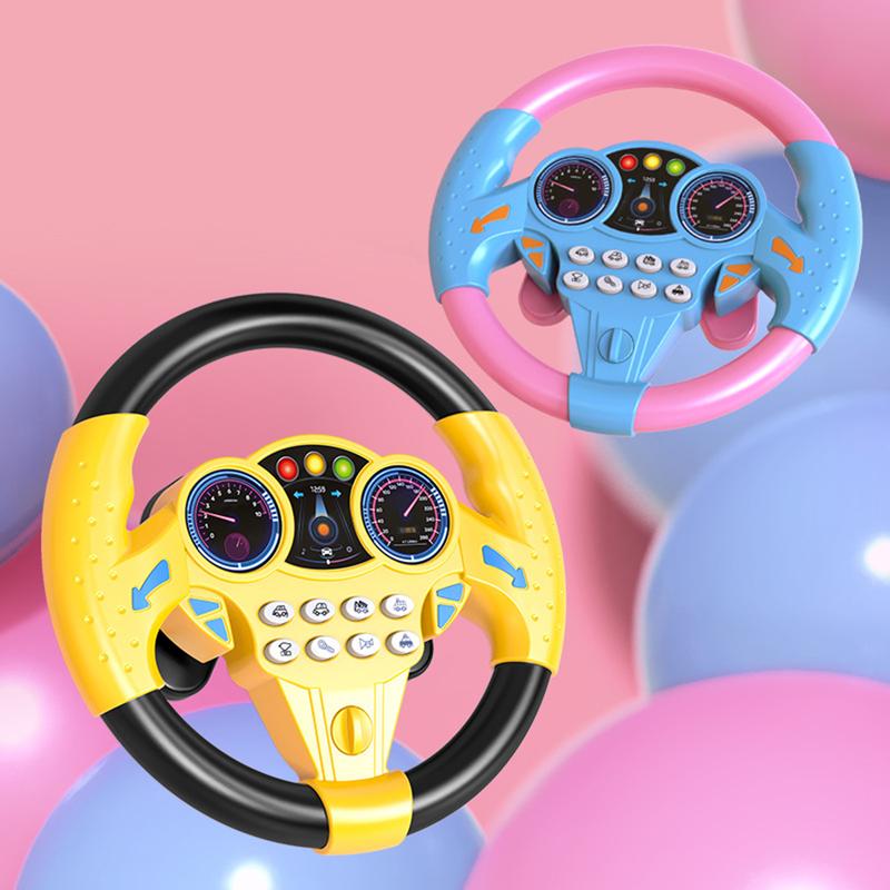 Electric Learning Wheel Toy Kids Driving Simulator Toy Vocal - TikTok ...