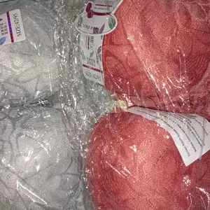 Ohlola Set BH Dan Celana Seksi Premium Busa Tebal Setelan Bra Wanita Motif Renda Bunga Size 36-42 Pengait 3 Cup B Sedang Busa Tebal Pakai Kawat