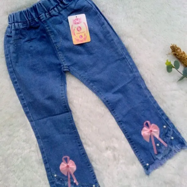 celana jeans motif pita (6-10th)