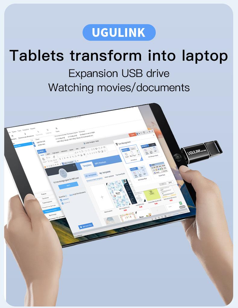 Product Introduction of Bộ Chuyển Đổi OTG, UGULINK, Thích Hợp Chuyển Đổi Điện Thoại Di Động Sang Ổ Đĩa USB, Kết Nối USB 10
