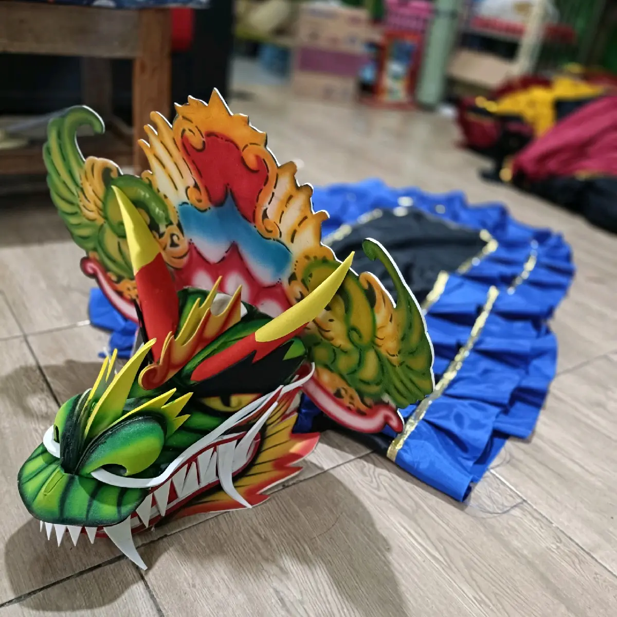 Barongan Devil Anak lengkap dengan kemulnya
