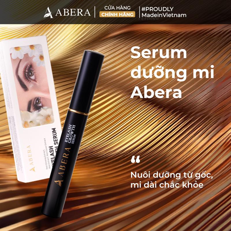 Serum Dưỡng Mi Abera 5ml - Hỗ Trợ Làm Dài Mi Dày Mi Cải Thiện Tình Trạng Rụng Mi - Mỹ Phẩm Trang Điểm Cosmetic