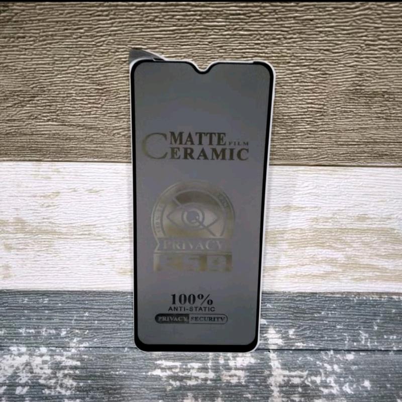 anti gores Privacy Ceramic SPY OPP A16 / A15 / A15s / A35 / A17 / A17K / A18 / A38 / A55s / A53s 5G / A5 2020 / A9 2020 / A31 / A8 / A16K / A16E / A16S / A16e / A58 5G / A78 5G / A57 / A77 TG Tempered Glass Privacy Anti Spy anti Kepo Anti intip 7