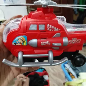 Mainan Helikopter Anakm Elektrik dengan Suara&Lampu Roda Universal Hadiah Seru Mainan Pesawat Helikopter Elektrik Lampu&Musik Berputar untuk Anak 3-6 Tahun miniforce    dari  bambu miniatur  motor miniatur motor RobotZoom