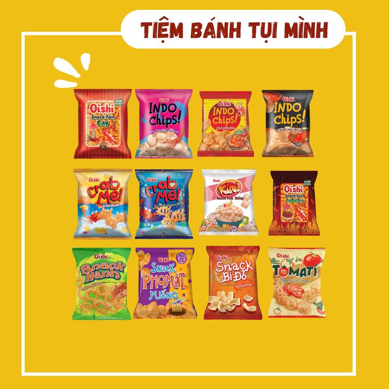 Bánh Snack Oishi nhiều vị loại 30gram/gói