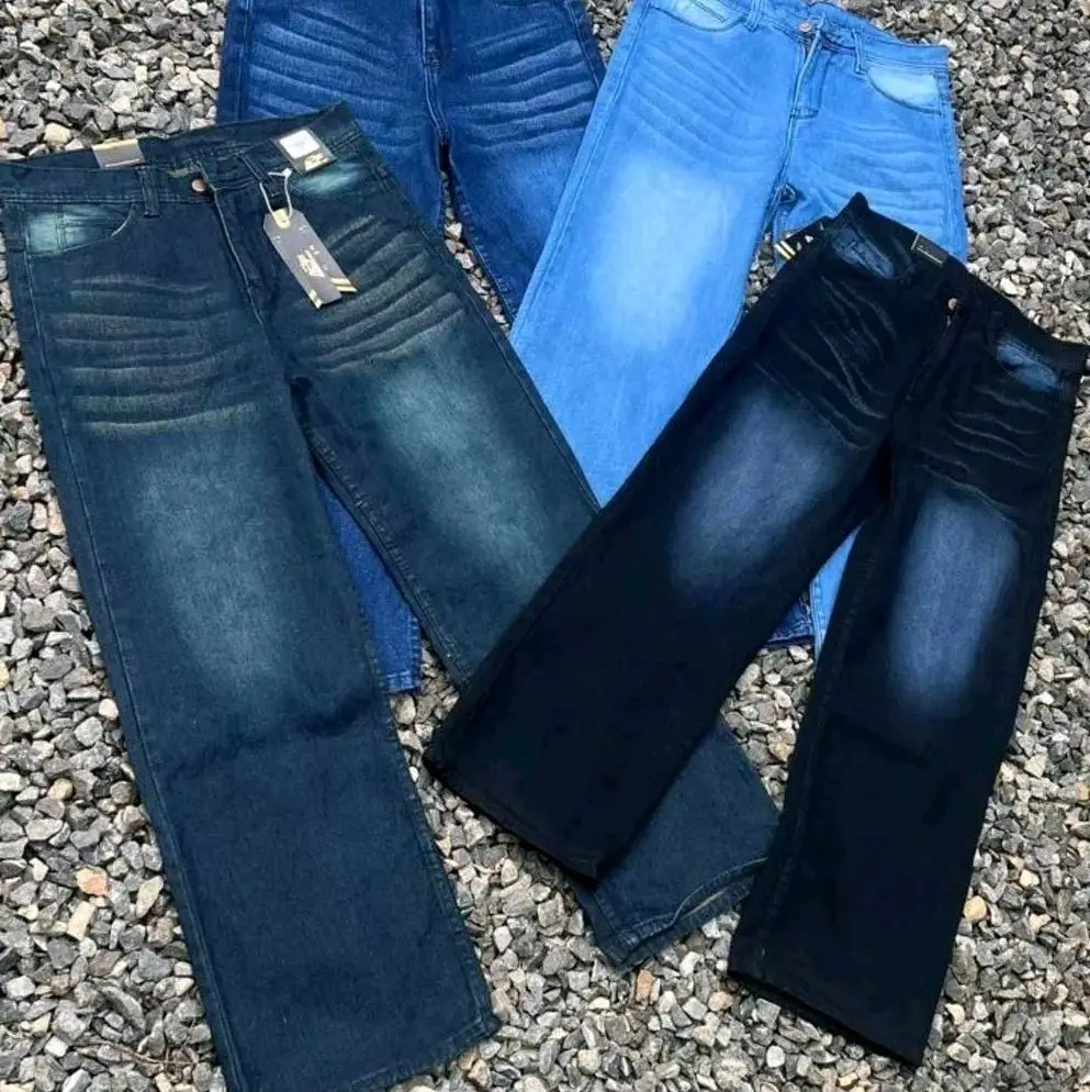 REAL PICT - Baggy Jeans Unisex Highwaist Straight Over Size Panjang