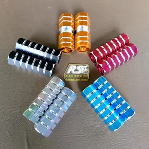 jalu as sepeda BMX pijakan kaki Alloy alluminium alumunium warna