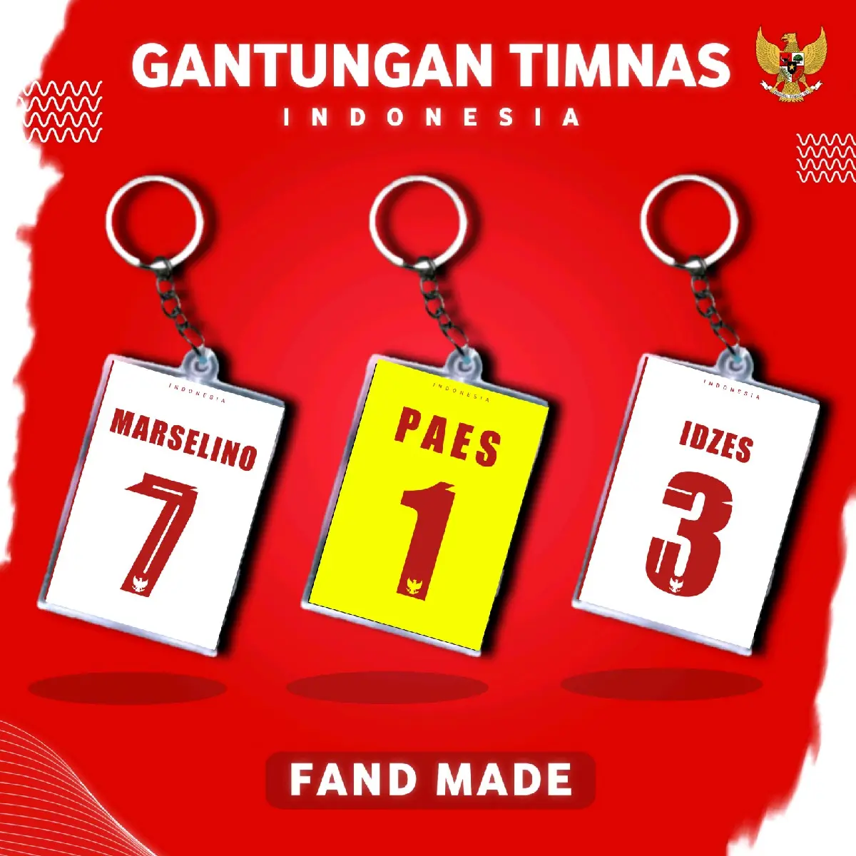 gantungan kunci,timnas indonesia,indonesia, timnas, ganci timnas, timnas indonesia gantungan kunci, Aksesoris