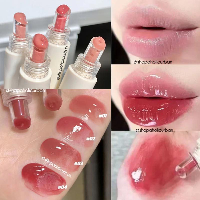 KEKE MOOD Jelly Lip Gloss Jelly Lip Balm Water Lipgloss Mirror Lipgloss Glossy Lip Goss Jelly Lipstick Lip Jelly Lipgloss Lip Plumper Moisturizing Lip Balm Bibir Kering Lipstick Cair Glossy Watery Lipstik 0