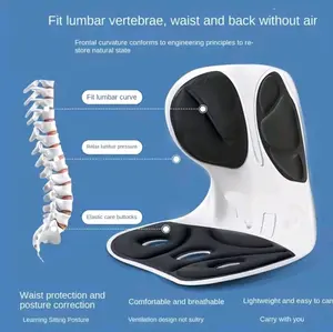 Colmer Sandaran Kursi Ergonomis Waist Pad Cushion Koreksi Postur Penopang Pinggang Anti Nyeri Punggung Lumbar Chair untuk Kantor & Mobil