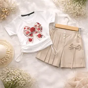 SALE CUCI GUDANG-(SAMPE SESUDAH LEBARAN)SetRokcela mix Kaos Bebyterry Anak Perempuan 1-9Tahun/Baju Anak Perempuan/Ootd Baju anak/Kaos anak perempuan