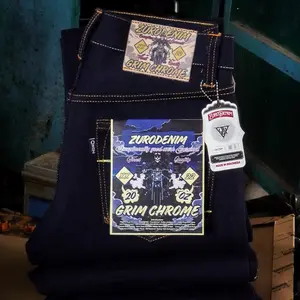 ZURO DENIM - GRIM CHROME 20oz Unsanforized - RAW DENIM