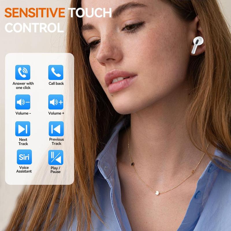 [EXCLUSIVE BAIMWONG] GOOJODOQ J206 Earphone bluetooth TWS Pro Earphone Nirkabel Headset Bluetooth 5.3 earphones BT Handset Bluetooth 8
