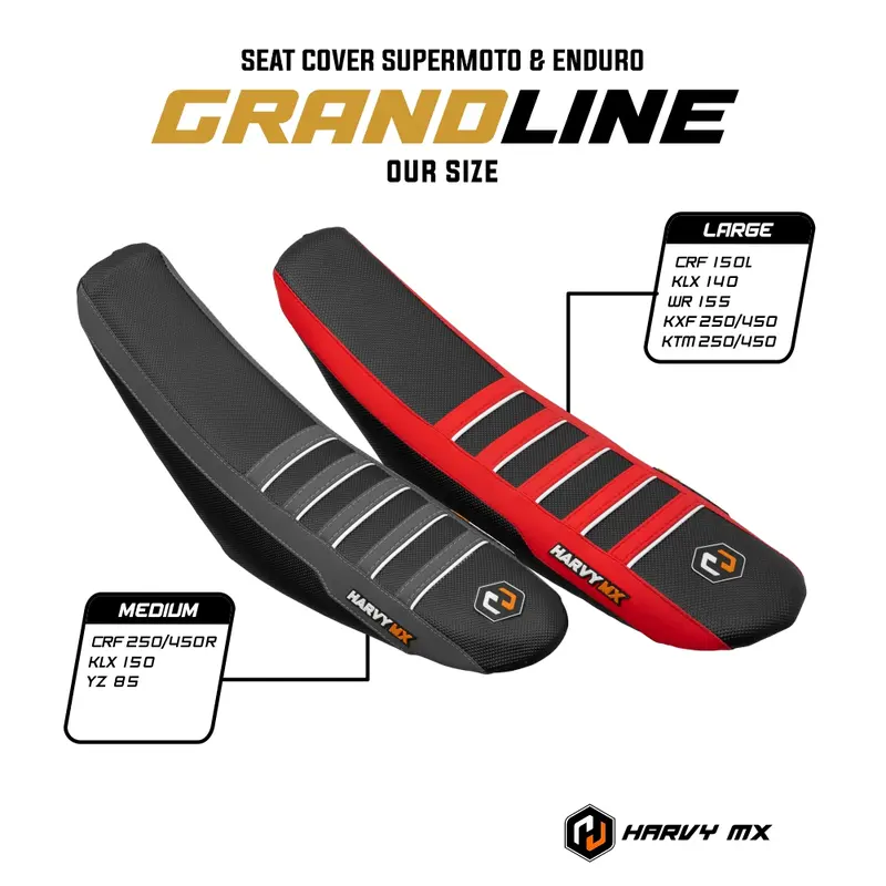 HARVYMX Seat Cover Kulit Jok Type Grand Line CRF 150L KLX Bigfoot WR155 5
