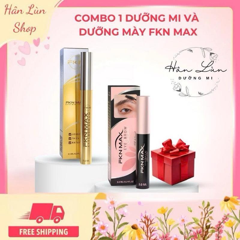 Combo Mi + 1 Dưỡng Mày FKN MAX Dung Tích 6,5ml và 3ml- Mỹ Phẩm Mascara