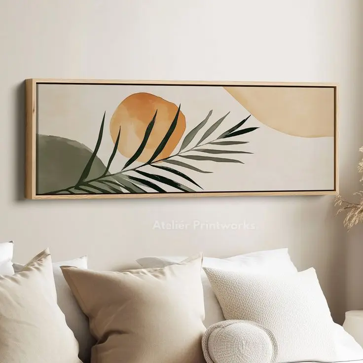 AP03 Lukisan Kanvas  pemandangan alam   plus Frame siap pajang untuk hiasan  Ruang Tamu Rumah atau Tempat Usaha Anda Lukisan Dinding Aesthetic modern art