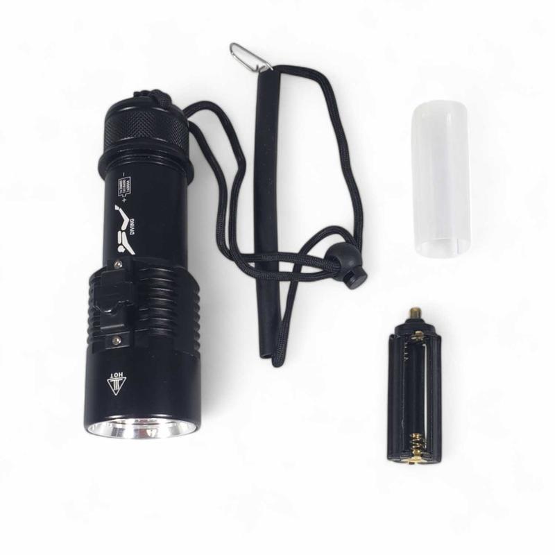 COD G-Gourd Senter selam anti air tahan 20 jam Diving super terang LED Waterproof IPX8 P70 G299 6