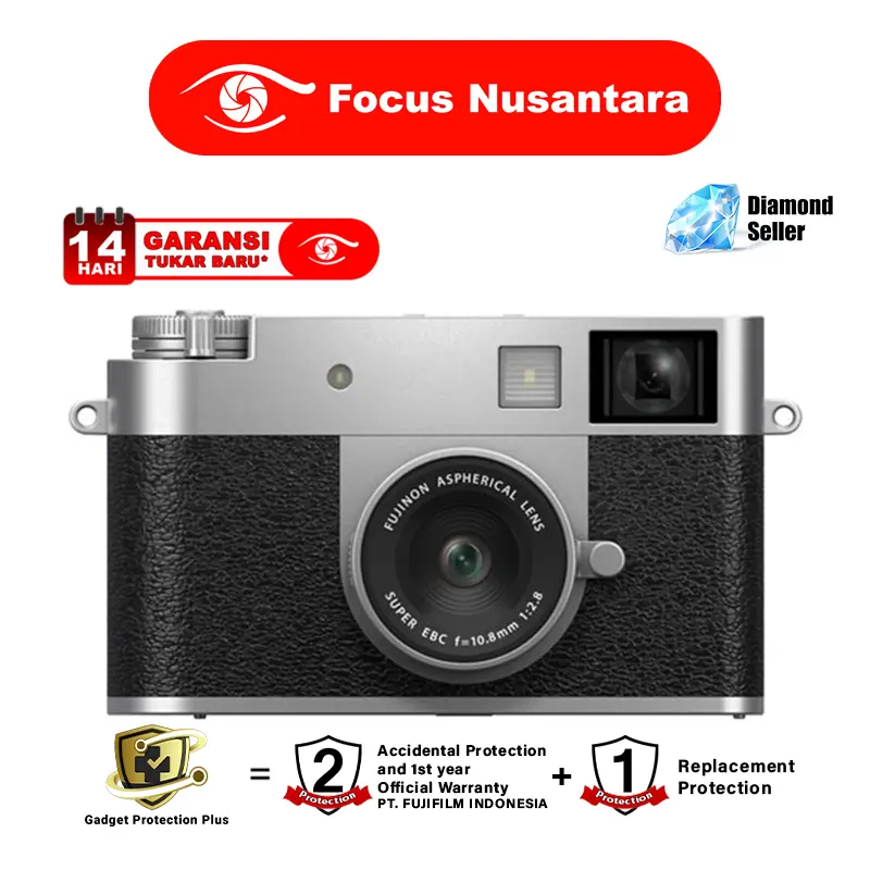 FUJIFILM X Half Digital Camera Fuji Xhalf Kamera Pocket X-Half GARANSI RESMI