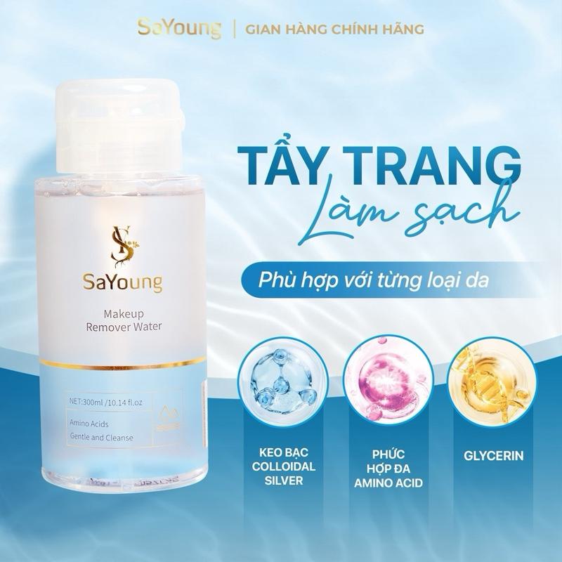 Nước Tẩy Trang SaYoung 300ml Hỗ Trợ Làm Sạch & Dưỡng Ẩm SaYoung Makeup Remover Water
