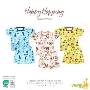 VELVET JUNIOR PENDEK PENDEK MOTIF terbaru