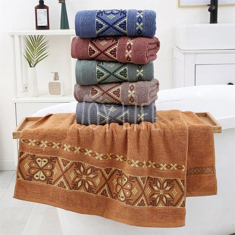 Handuk Mandi Jumbo Uk 70x140cm Tebal Menyerap Air Lembut Bahan 100% Katun 3