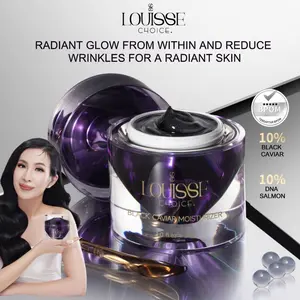[YR] LOUISSE CHOICE Black Caviar Moisturizer 30g DNA Salmon 10% BLACK CAVIAR EXTRACT WHITENING BRIGHTENING SKIN BPOM