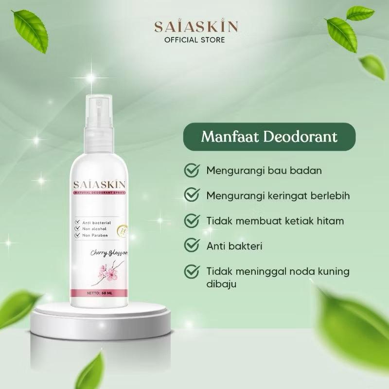 SAIA SKIN DEODORANT SPRAY CHERRY BLOSSOM (BPOM)